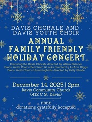 Davis Sings Family Friendly Holiday Concert
