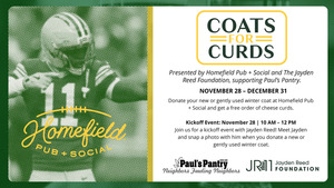 Coats for Curds Kickoff Event – Meet Jayden Reed!