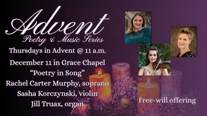 Advent Poetry & Music Series: Poetry in Song