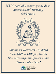 Jane Austen Celebration at the Library: Movie & Trivia