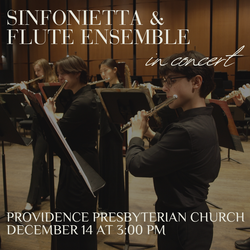 Flute Ensemble & Sinfonietta in Concert