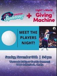 Omaha Supernovas Will Join Giving Machine Omaha for Meet the Players Event