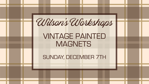 Vintage Painted Magnets