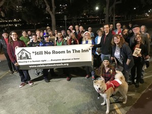 Still No Room in the Inn Christmas caroling at homeless shelters