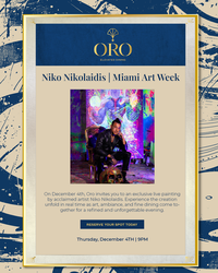 Niko Nikolaidis | Miami Art Week Live Painting