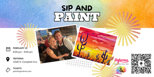 Fiery Desert Paint and Sip at Reforma