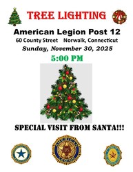Tree Lighting Ceremony - Honoring Veterans Away from Home