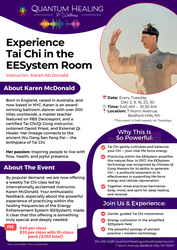 Tai Chi class inside the powerful Energy Enhancement System (EESystem)