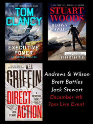 Live event - Legacy Series Night with Andrews & Wilson, Brett Battles, and Jack Stewart