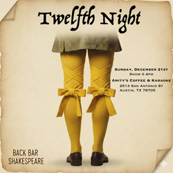 Back Bar Shakespeare Presents: Twelfth Night