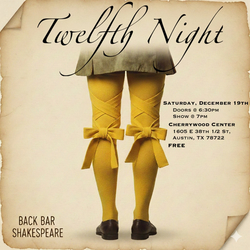 Back Bar Shakespeare Presents: Twelfth Night