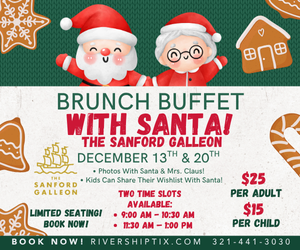 Brunch Buffet with Santa & Mrs. Claus at The Sanford Galleon