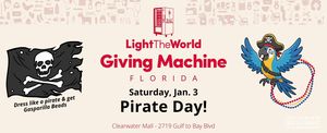 Giving Machine Event with Pirate Day