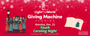 Giving Machine Event with Youth Night Caroling