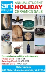 The Art League Student's Holiday Ceramics Sale