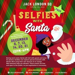 JACK LONDON SQUARE TO HOST ‘SANTA SELFIES’