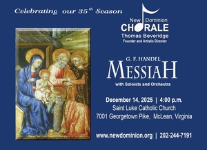 New Dominion Chorale Sings Handel's Messiah