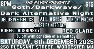A toy drive feat:Delusive Relics, Robert Bushinsky, Ghost Painted Sky, Red Glare & Midnight Psychic!