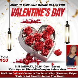 Just In Time LIne Dance Class For Valentine's Day