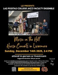 House Concert in Livermore -- Las Positas College Jazz Faculty Ensemble