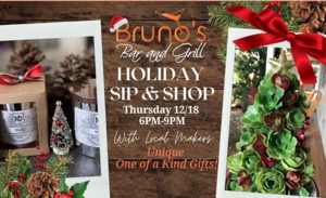 Holiday Sip and Shop with Live Music from Mark Haren!