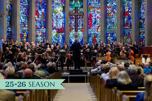 The Bach Society of Saint Louis Chorus and Orchestra present Handel’s Messiah, Parts II & III