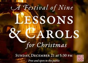 Christmas Lessons and Carols at Church of the Presidents