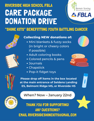 Make a Difference: Donation Drive for Adolescents Battling Cancer (Now – January 22, 2026)