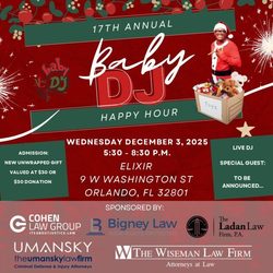 2025 Baby DJ Holiday Toy Drive