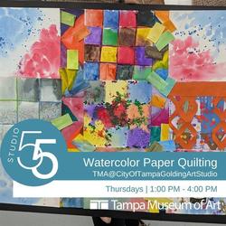 Studio 55 | Watercolor Paper Quilting