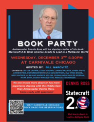 Book Party for Ambassador Dennis Ross at Carnivale Chicago