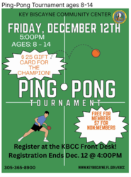 Ping Pong Tournament