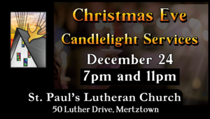 Christmas Eve Candlelight Services