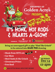 Free Christmas, Grinch, Santa, Toys for Tots, Car Show Free Food, Prizes and Giveaways