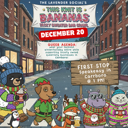 🍌 This Knit is Bananas: Tacky Sweater Bar Crawl 🍻