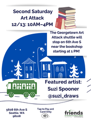 Georgetown Art Attack at the Friends of The Seattle Public Library