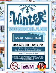 Winter Wonderland - Hosted by the RHS World Support Alliance