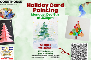 Holiday Card Painting 12/8/25 MON 3:30-5PM