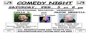 Comedy Nite returns with Laugh Riot at the Rocking(ham) Ballroom