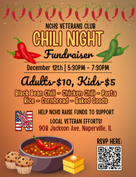 Chili Night with NCHS Veterans Club
