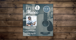Friday Night Live Music Series Featuring Shawn Taylor at 1741 Pub & Grill