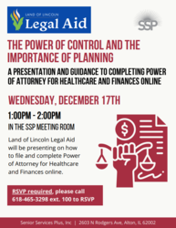 Creating Your Power of Attorney Online - Free Presentation at SSP by Land of Lincoln Legal Aid