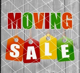 Moving Sale and FREE Give-Away
