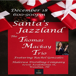 🎄✨ Celebrate the season in style at Santa’s Jazzland at Haleiwa Distilling Company