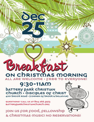 Free Christmas Morning Breakfast