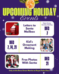 Free Photos with Santa-Boca Green Market