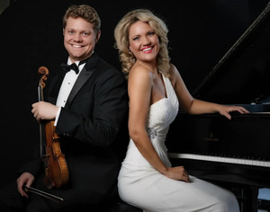 Violinist David Coucheron with Pianist Julie Coucheron