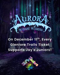 Support Jay’s Juniors with Your Aurora Glenlore Trails Ticket December 11th!