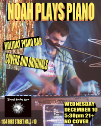 Noah Plays Piano in Proof Social Club