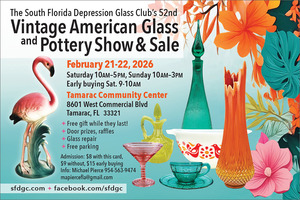 Vintage American Glass and Pottery Show & Sale